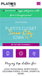 Mobile Screenshot of platosclosetsiouxcity.com